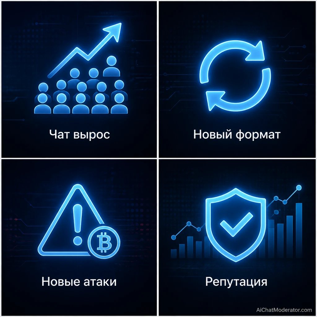 Когда пора обновить настройки модерации