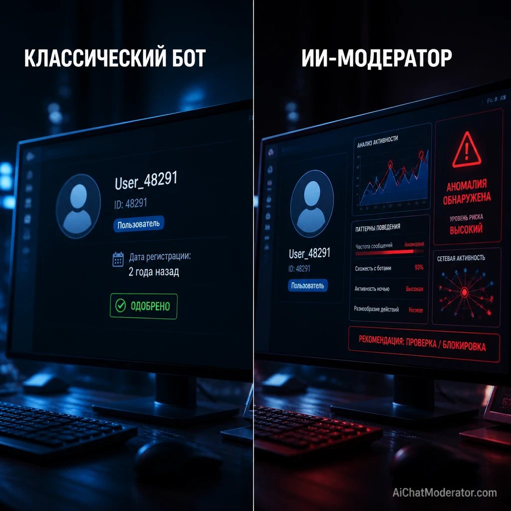 «Прогретый» аккаунт - не гарантия живого человека