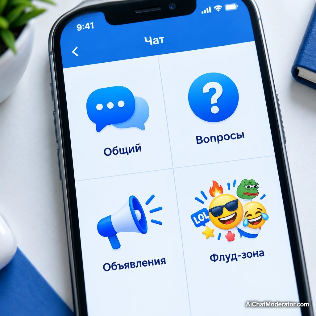 Топики в Telegram: как разгрузить чат на 1000+ человек